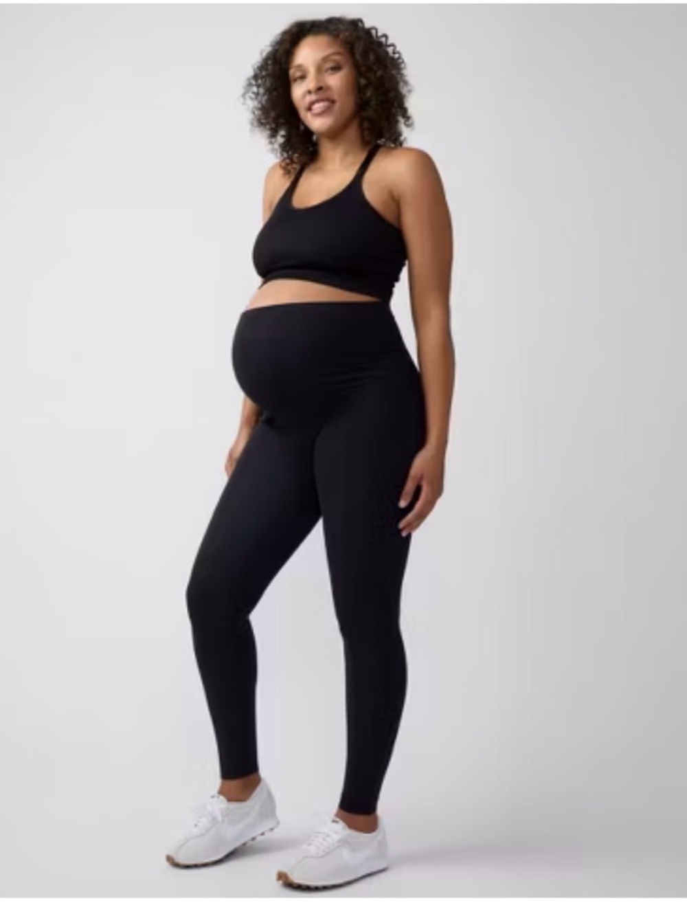 Two Pairs of Black Maternity Leggings